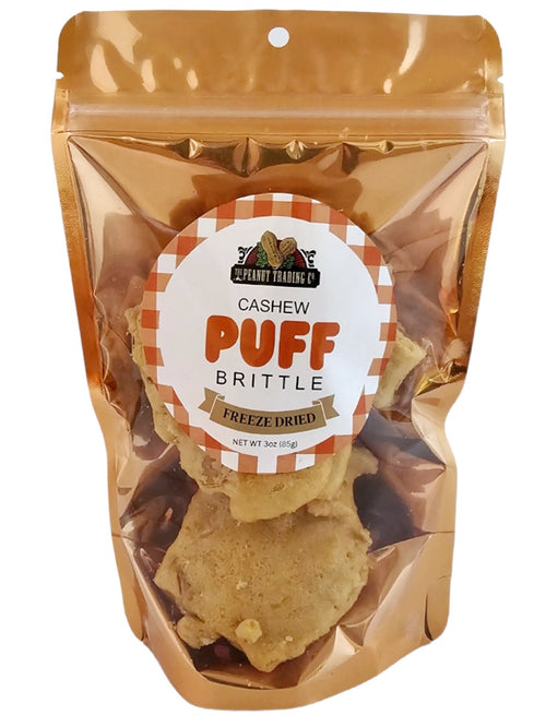 Peanut Trading Company Brittle - Freeze Dried Puff Brittle - Cashew