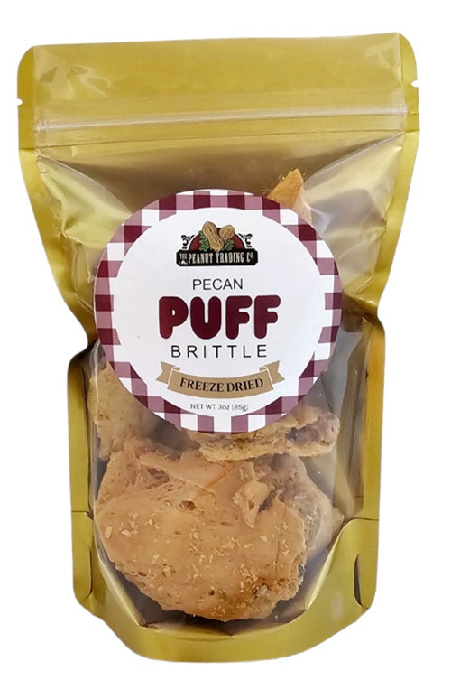 Peanut Trading Company Brittle - Freeze Dried Puff Brittle - Pecan