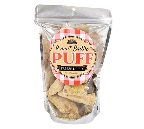 Peanut Trading Company Brittle - Freeze Dried Puff Brittle - Peanut