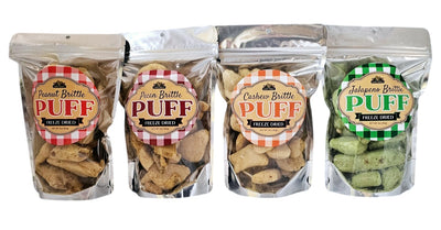 Peanut Trading Company Brittle - Freeze Dried Puff Brittle - Cashew