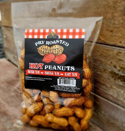Peanut Trading Company - Fry Roasted Peanuts Counter Display - Hot