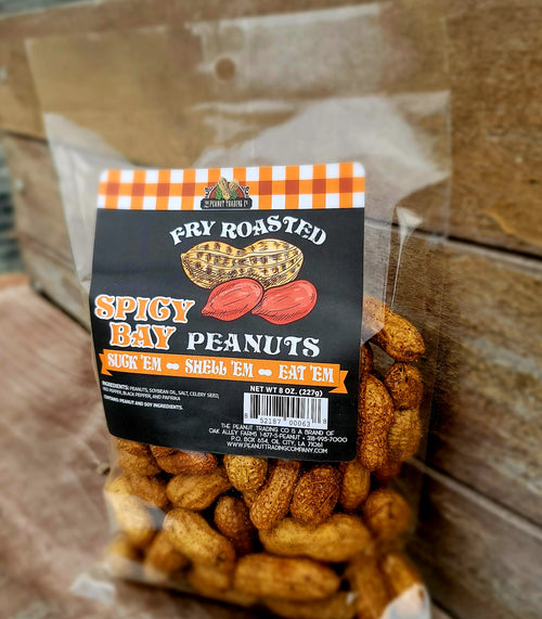 Peanut Trading Company - Fry Roasted Peanuts Counter Display - Spicy Bay