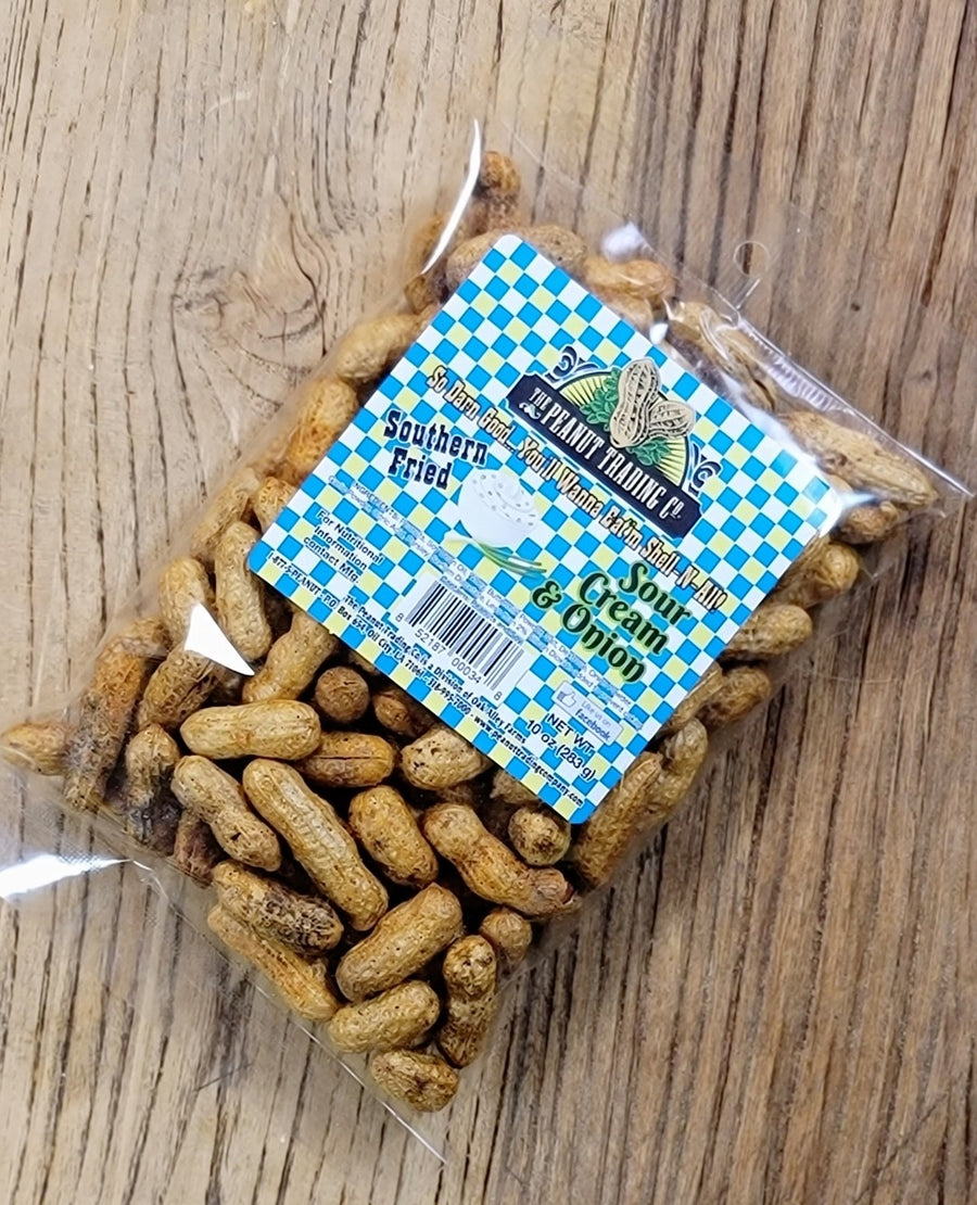 Peanut Trading Company - Deep Fried Peanuts Counter Display - Sour Cream & Onion