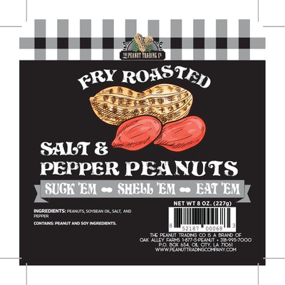 Peanut Trading Company - Fry Roasted Peanuts Counter Display - Salt & Pepper