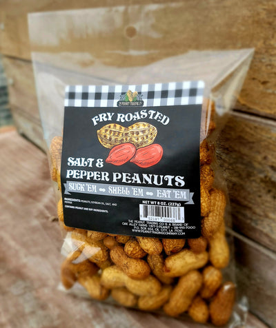 Peanut Trading Company - Fry Roasted Peanuts Counter Display - Salt & Pepper